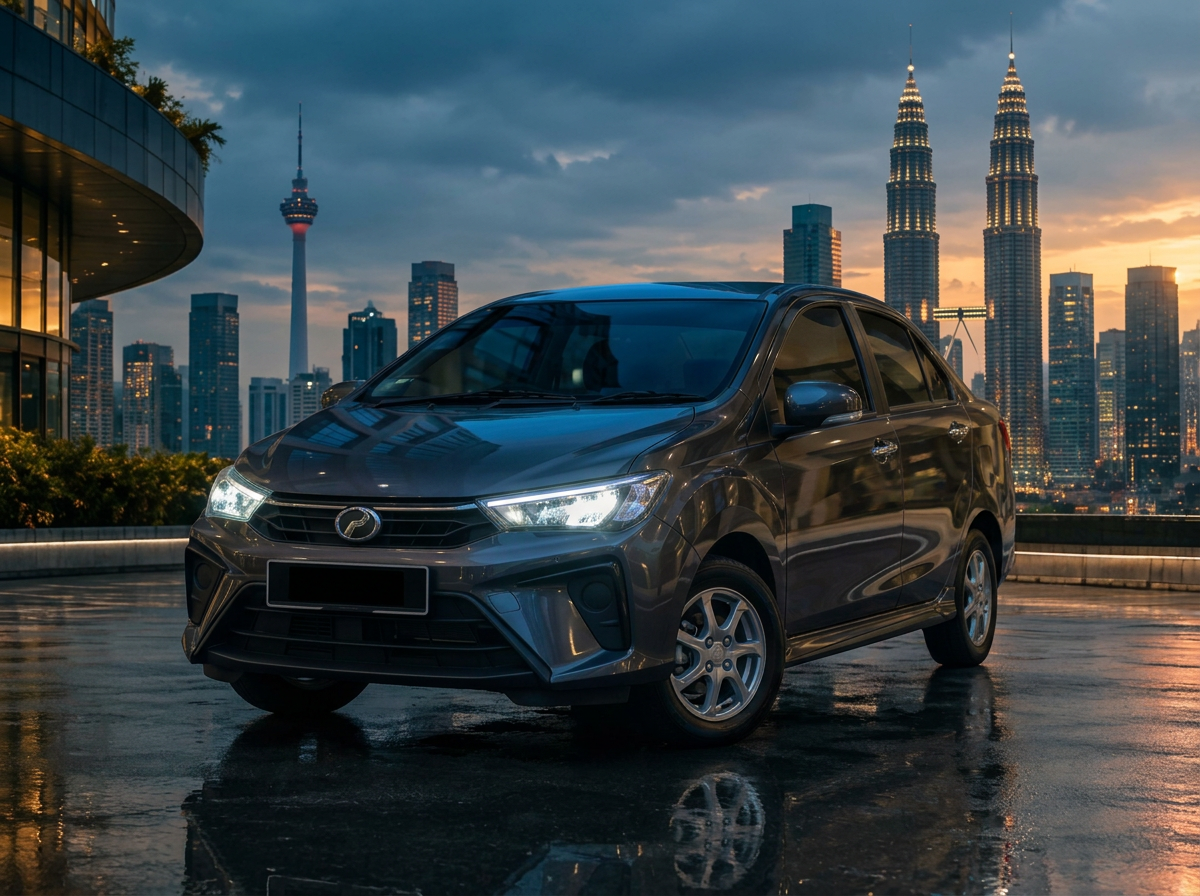 Perodua Bezza 2026 available for rent in Kuala Lumpur