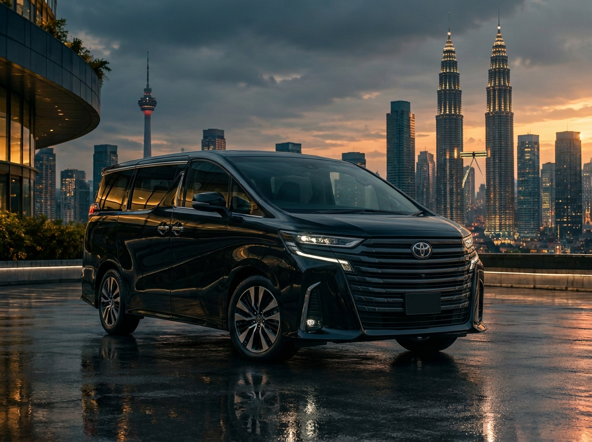 Toyota Vellfire 2026 available for rent in Kuala Lumpur