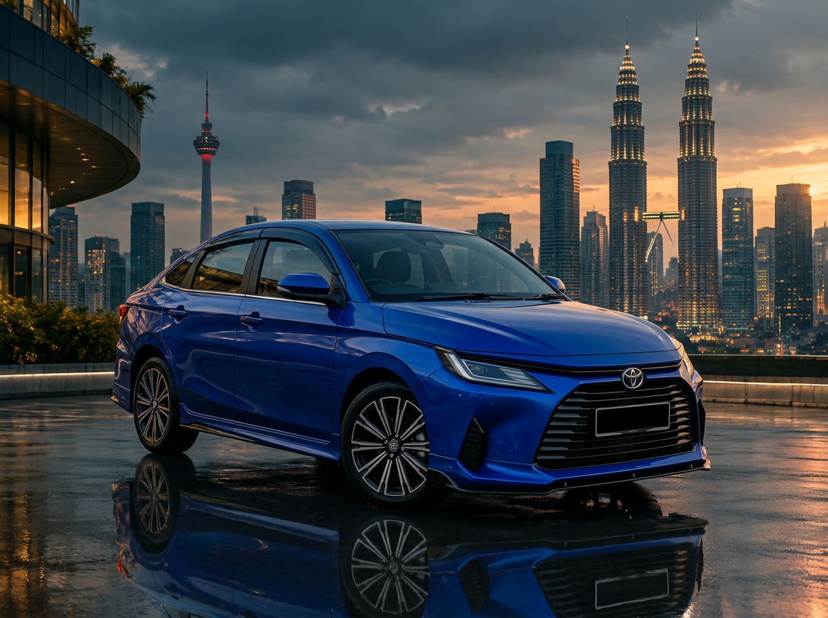 Toyota Vios 2026 available for rent in Kuala Lumpur